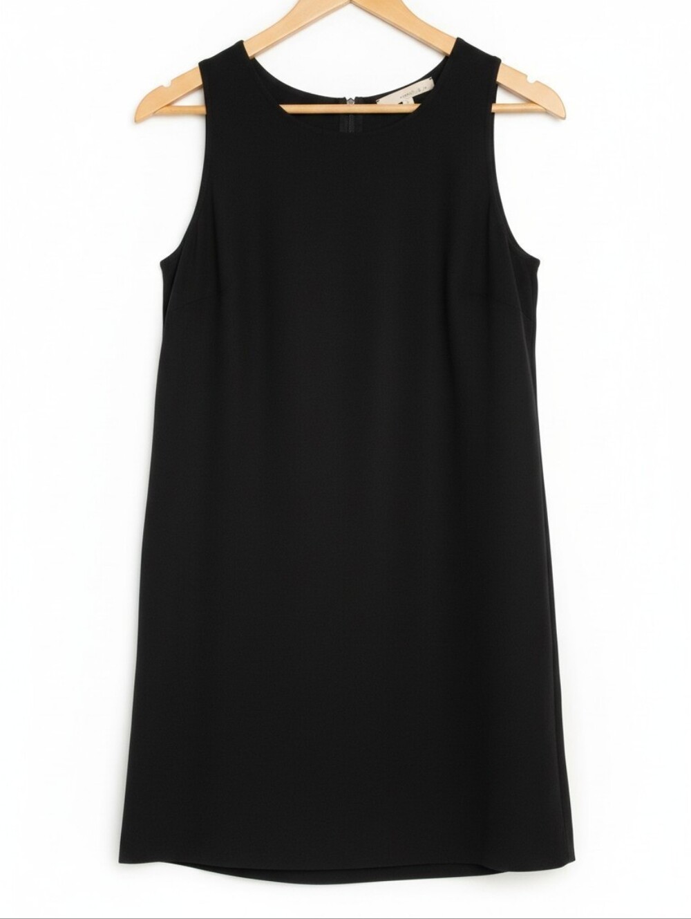 Monk & Lou Classic Sleeveless Black Shift Dress
